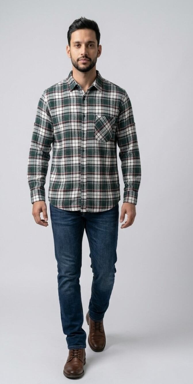 Sz Xxl Swiss Alps brand long-sleeve plaid flannel shirt,